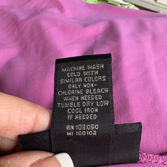 Lane Bryant Cardigan Womens Size 22-24 Purple Tie-Front Stretchy Layering Office - Picture 7 of 8